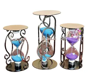 Nordic Creatieve Custom Light Luxe Antiek Messing Kleine Metalen Zand Timer