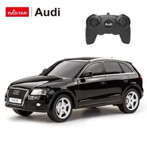 RASTAR điều khiển từ xa xe đài phát thanh điện RC đồ chơi cho trẻ em nhựa trắng đen AA pin xe 1:24 Audi Q5 bốn chiều