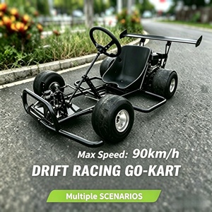 Buggy de Derrape con Tracción por Cadena de 200cc, Motor de Gasolina de 4 Tiempos con Freno de Disco Hidráulico para Exteriores - Product Image 3