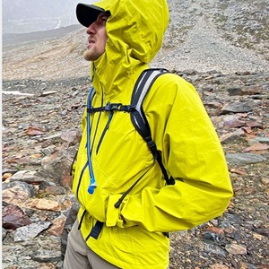 Custom Logo <b>Mens</b> Nylon Breathable <b>Lightweight</b> Anorak Rain Windbreaker Windproof and Waterproof Outdoor <b>Jacket</b> for Hiking Cycling - Product Image 1