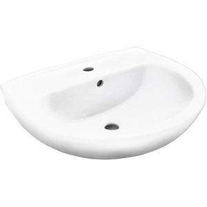 Lavabo Ovale Moderno da 64 cm - in Ghisa, Pietra Naturale, Cemento, Travertino, Rame, Porcellana, Marmo, Quarzo, Onice - Product Image 1