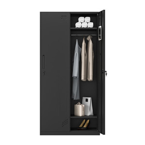 <span class=keywords><strong>Armario</strong></span> de Acero, <span class=keywords><strong>Armario</strong></span> Metálico, <span class=keywords><strong>Armario</strong></span> de Almacenamiento para Uso en Interiores del Hogar, Vestuario, Dormitorio Escolar, Oficina, Gimnasio, <span class=keywords><strong>Armario</strong></span> para Guardar Ropa - Product Image 3