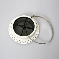 Couvre-ventilations de plafond pour système de climatisation, installation facile, ABS, invisible, diamètre 160 mm