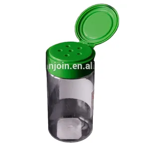 4 OZ claras de especias de plástico de frascos de botellas de contenedores de la tapa de la aleta con Pour y tamiz <span class=keywords><strong>Shaker</strong></span> Durable recargable perfecto - Product Image 1