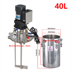 Mélangeur électrique <span class=keywords><strong>Yakoo</strong></span> 120W 40L avec réservoir sous pression en acier inoxydable 304, pression de conception 0,5 MPa, longue durée de vie, garantie 1 an - Product Image 1