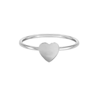 Vente en gros de bijoux délicats minimalistes en argent sterling 925 plaqué or 18 carats en forme de cœur pour femme - Product Image 6