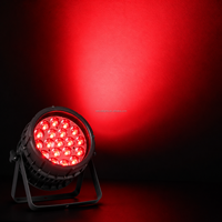 Projecteur PAR LED RGBW puissant 19x15W, étanche IP65, zoomable, Ra90 CRI, contrôle DMX512/sonore, angle de faisceau 10-60°