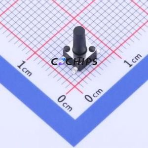 GT-TC074B-H090-L1 Tactile Switch SMD-4P,4.5x4.5mm Switch Single Pole Single Throw Round Button 2.5N Vertical Mount - Product Image 1