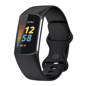 Cinturino di ricambio in Silicone TPU morbido sportivo classico di colore puro per Fitbit Charge per Fitbit Charge 5 <span class=keywords><strong>4</strong></span> 3 <span class=keywords><strong>smart</strong></span> <span class=keywords><strong>band</strong></span> - Product Image 1