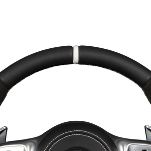 Volant en cuir Alcantara personnalisé pour Mercedes Benz W204 W205 W207 W211 W212 W213 W221 W222 GLS AMG - Product Image 4