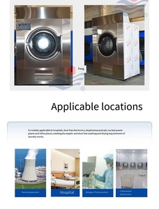 Séchoir à <span class=keywords><strong>linge</strong></span> industriel commercial entièrement automatique en acier inoxydable, chauffage électrique/gaz, 50-100 kg, séchoir à <span class=keywords><strong>linge</strong></span> électrique - Product Image 5