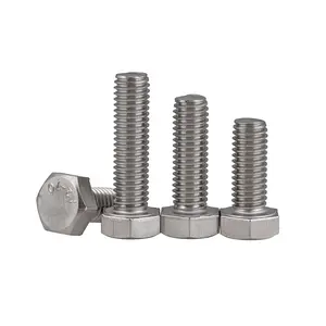 M3 - M48 304 316 Stainless Steel DIN 933 Hex Bolts