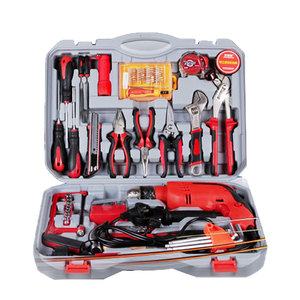 EVERTE Professional Plastic Cases Storage packing home use General Household Maintenance Hand Tool Kit DIY tool box set