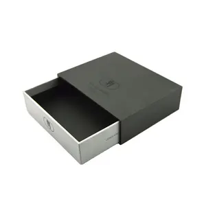 Benutzer definierte Luxus gürtel schwarze Schublade Geschenk box mit Logo Geschenk verpackung Papier box Kunden spezifische Pappe recycelbar modisch