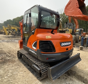 Excavatrice Doosan DX60 d'occasion, excavatrice agricole de 6 tonnes - Product Image 6
