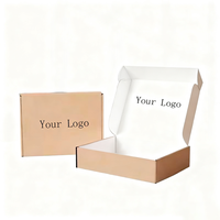 Boîtes Postales en Carton Ondulé Épaissi Couleur avec Logo Personnalisé, Emballages Écologiques pour le E-Commerce Vêtements, Chaussures et Chaussettes