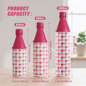 <span class=keywords><strong>Botella</strong></span> Térmica Reutilizable a Prueba de Fugas para Deportes y Viajes, Estilo Cuadros Rosas, All Day Slim Frost Tropic - Product Image 2