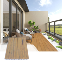 Planches de terrasse en composite WPC écologiques, sans joint, co-extrudées, imperméables, pour extérieur, vente en gros, usine