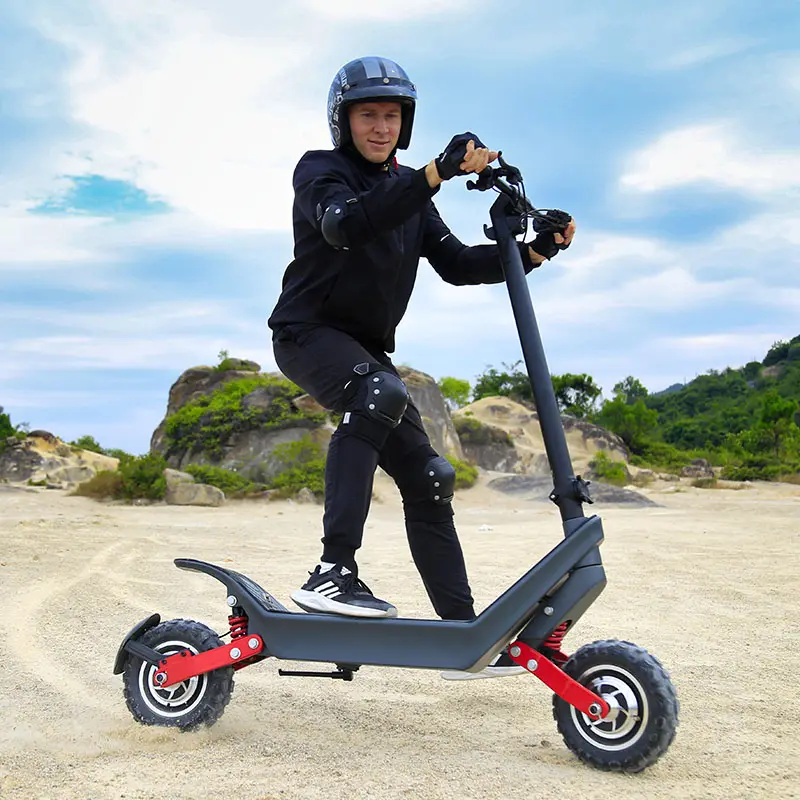 Warehouse In Europe USA 48V 20Ah Battery 100km 11 Inches Electric Scooter Foldable Frame 1200W Double Brushless Motors