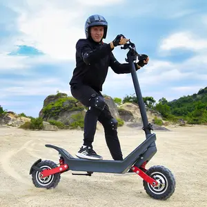 Warehouse In Europe USA 48V 20Ah Battery 100km 11 Inches Electric Scooter Foldable Frame 1000W Double Brushless Motors