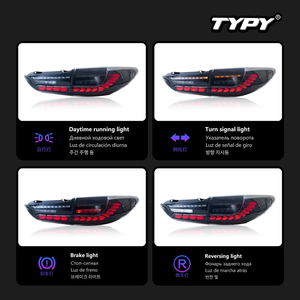 Đèn hậu xe TYPY dành cho Mazda 6 Atenza 2014-2019, đèn LED, đèn hậu, đèn chạy ban ngày <span class=keywords><strong>DRL</strong></span>, phụ tùng ô tô - Product Image 3