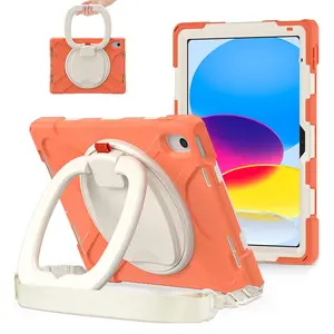 防震EVA保护硅胶平板电脑外壳适用于iPad 10.9英寸2022的iPad 10可调条儿童平板电脑外壳