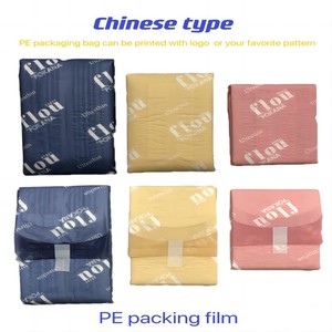 Servilleta sanitaria <span class=keywords><strong>desechable</strong></span> con alas ultrafinas para uso diario, protector contra fugas, <span class=keywords><strong>Material</strong></span> de algodón transpirable superabsorbente certificado ISO9001 - Product Image 2