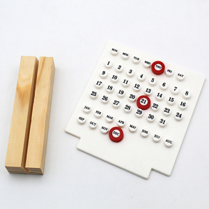 ปฏิทินตั้งโต๊ะไม้อเนกประสงค์แบบปรับได้ปรับได้ปรับได้สำหรับสำนักงาน365วันการออกแบบการถือกำเนิดเฉพาะบุคคล - Product Image 2