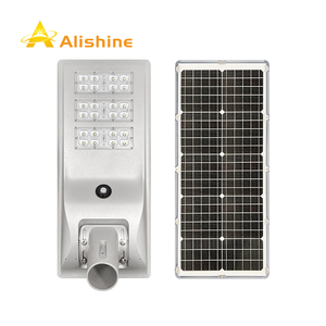 Cơ thể con người cảm ứng công suất cao tích hợp đèn đường dự án năng lượng mặt trời không thấm nước ngoài trời sân ánh sáng siêu sáng đèn LED - Product Image 2