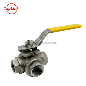 Vanne à bille à 4 voies en acier inoxydable Alimentation manuelle pour médias à haute température Personnalisation OEM prise en charge pour pharmaceutique/médical - Product Image 2