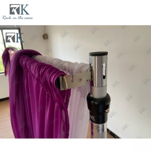 Adjustable Pipe and Drape <b>Kit</b> Telescopic Pipe and Drape System Aluminum Pipe and Drape for Wedding Decoration - Product Image 4