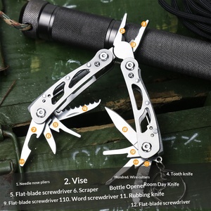 Outdoor All-Steel Multi-function <strong>Pliers</strong> with Folding <strong>Small</strong> Knife Household Emergency Tool Model A07 - Product Image 2