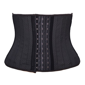 Corset de compression noir prêt à porter de 24 cm avec 25 baleines, fermeture à crochets réglable 30174-24cm-62 11Hook - Product Image 3