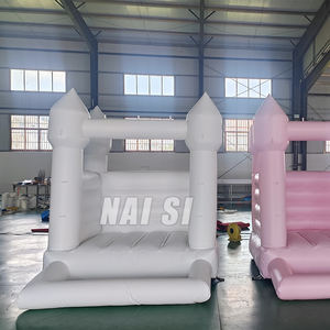 Château <span class=keywords><strong>gonflable</strong></span> blanc <span class=keywords><strong>petit</strong></span> et abordable avec fosse à balles, château <span class=keywords><strong>gonflable</strong></span> pastel pour tout-petits, fête de mariage en intérieur, gonflables - Product Image 3