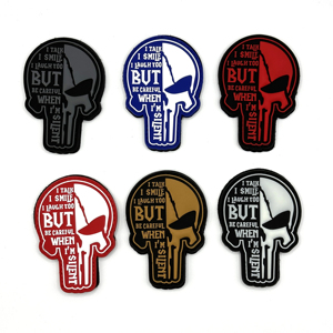 Taktik özel moral yamalar dayanıklı PVC kauçuk Velcro yama kanca döngü destek için PVC ile çiçek kalp şapka çanta dişli - Product Image 1