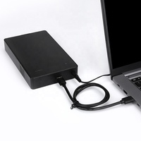 Box Esterno per Disco Rigido USB3.0 SATA ad Alta Velocità da 2,5/3,5 Pollici con Adattatore di Alimentazione e Accessori