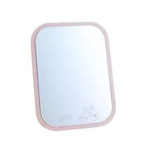 Wooden Bear Shape Makeup Mirror Round Desk <b>Vanity</b> Mirror For Bedroom Dressing <b>Table</b> High Definition Portable Student Use - Product Image 5