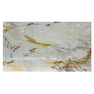 Dalle de quartzite naturel poli effet arc-en-ciel, pierre multicolore pour comptoir de salle de bain moderne, étanche, pour hôtel - Product Image 3