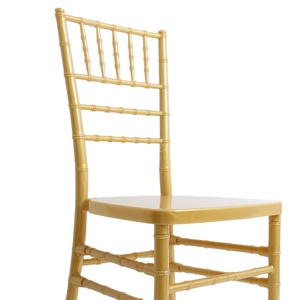 Silla Chiavari Apilable Dorada Transparente <span class=keywords><strong>para</strong></span> Bodas y Eventos, Venta al Por Mayor - Product Image 1