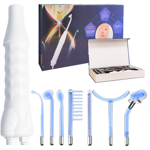 Varita de electroterapia <span class=keywords><strong>facial</strong></span> de alta frecuencia 7 en 1, palo terapéutico de mano para el cuidado de la piel - Product Image 3