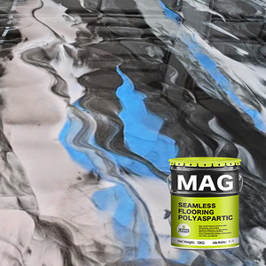 Kim loại Epoxy polyaspartic polyurea nhựa nhà để xe Patio tầng lớp phủ Top Coat nhựa Kit - Product Image 1