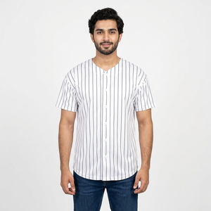 Vente en gros sur mesure Nouveau design Ensemble de maillots de baseball professionnels OEM pour service OEM Maillots de baseball à sublimation pour hommes - Product Image 1