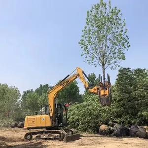 Máquina para transplantar árboles, suministros de China, pala de árbol para excavadora