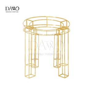 Sự kiện tùy chỉnh kích thước lớn đám cưới cao Backdrop Vòng Kim Loại trụ cột Backdrop đứng để bán - Product Image 2