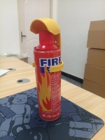 Mini Extincteur Mousse Aérosol Voiture Anti-Feu 1000ml/500ml, Matériau Acier Durable