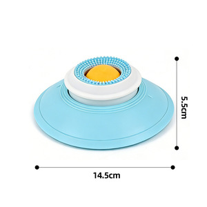 Jouet interactif pour lécher pour chiens et chats 360 °   Balle distributrice de nourriture rotative à ventouse puissante, jouet anti-anxiété et de recherche de nourriture - Product Image 6