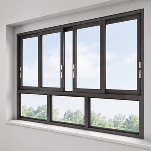 Puertas y Ventanas de Aleación de Aluminio de Grado Arquitectónico Personalizadas con Marco de Plástico y Diseño Deslizante Insonorizado para Proyectos Comerciales - Product Image 2