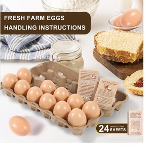 Lot de 24 cartons d'<span class=keywords><strong>oeufs</strong></span> en pâte de papier naturel vides solides et robustes réutilisables - Product Image 3