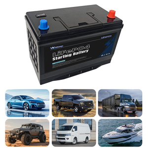 ディープサイクル12V 1100CCA 90Ahスマートリチウムバッテリー（SOCディスプレイ付き）緊急用カースターターバッテリー - Product Image 1