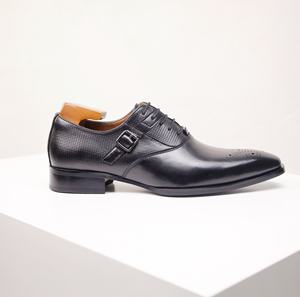 Men Casual Leather Shoes Fashion Sneaker Style Genuine Leather Comfortable <b>Cushion</b> <b>Insole</b> For Daily Leisure - Product Image 3